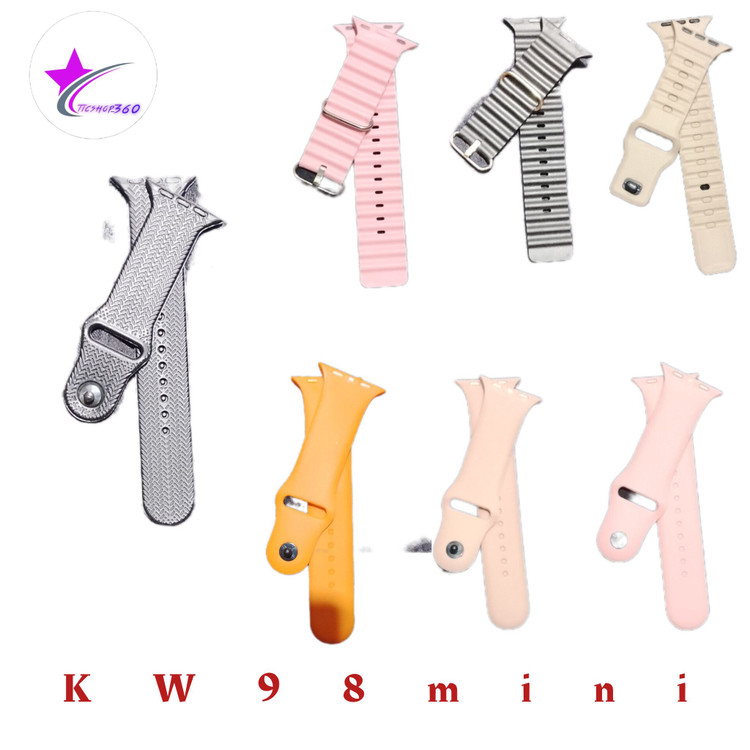 ساعت هوشمند kw 98mini ساعتی کیوت و خوش رنگ مناسب بانوان